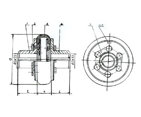 HL型彈性柱銷聯(lián)軸器